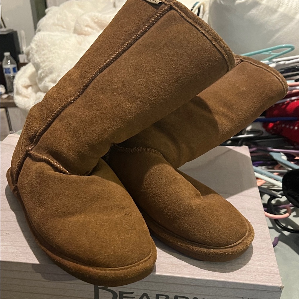 Brown Suede Boots